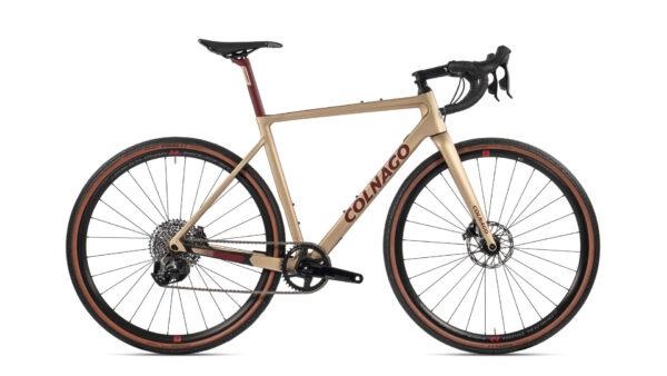 Gravel-Bike Colnago, Modell G3-X, Farbe sand und bordeaux